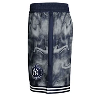 Youth Navy/Gray New York Yankees Outfielder Shorts