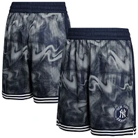 Youth Navy/Gray New York Yankees Outfielder Shorts