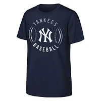 Youth Navy New York Yankees Golden Glove T-Shirt