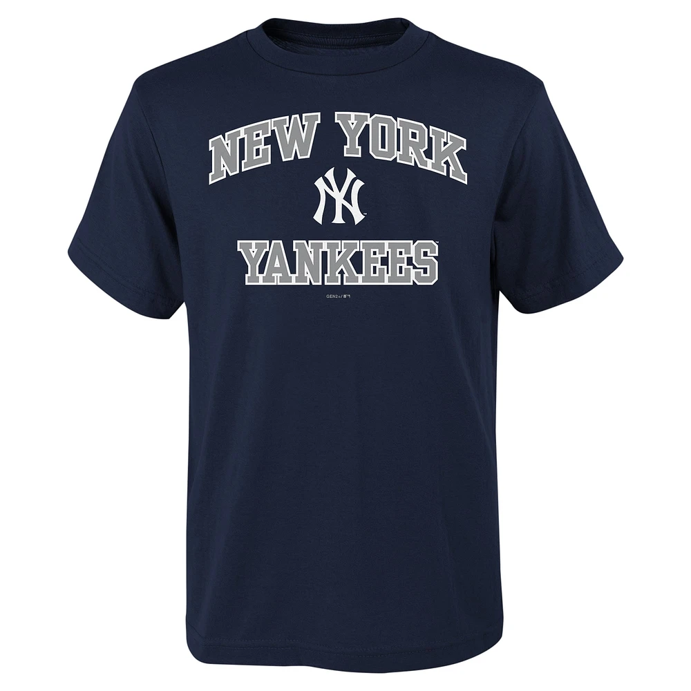 T-shirt bleu marine Heart & Soul des Yankees de New York pour jeunes