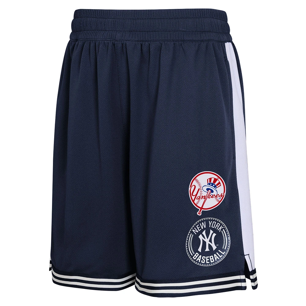 Youth  Navy New York Yankees Infielder Shorts