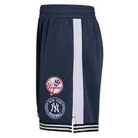 Youth  Navy New York Yankees Infielder Shorts