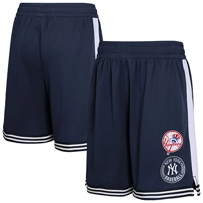 Youth  Navy New York Yankees Infielder Shorts