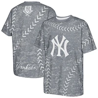 T-shirt bleu marine pour jeunes New York Yankees Slide Score Bold