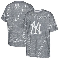 T-shirt bleu marine pour jeunes New York Yankees Slide Score Bold