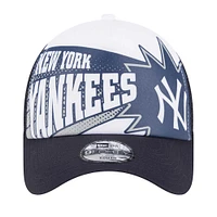 Casquette ajustable New Era New York Yankees Bloom 9FORTY bleu marine pour jeune