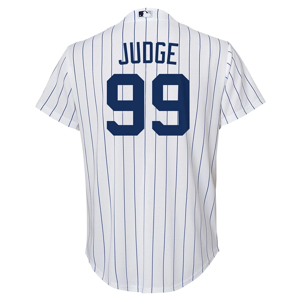 Maillot de joueur réplique alternatif des Yankees New York Nike Aaron Judge blanc pour jeune