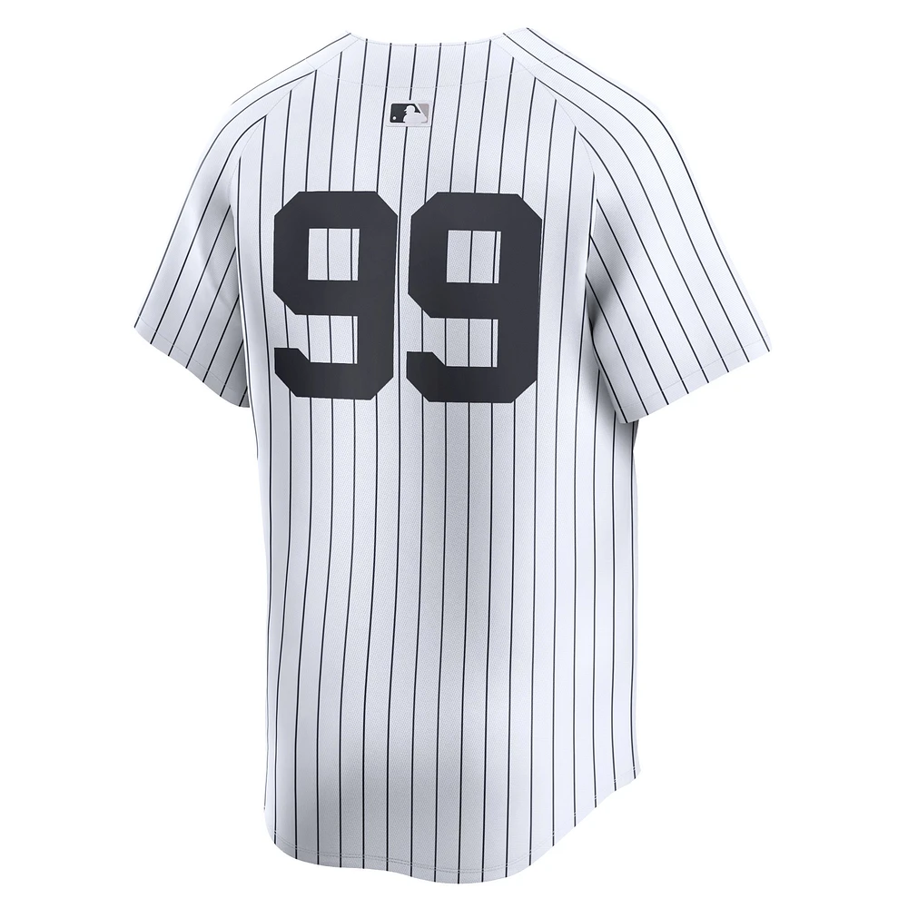 Maillot de joueur Nike Aaron Judge blanc New York Yankees Home Limited pour jeune