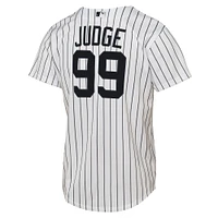 Maillot de joueur Nike Aaron Judge blanc New York Yankees Home Replica 2.0 pour jeune