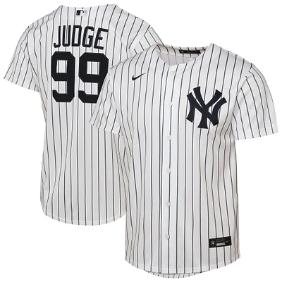 Maillot de joueur Nike Aaron Judge blanc New York Yankees Home Replica 2.0 pour jeune