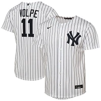 Maillot de joueur Nike Anthony Volpe blanc New York Yankees Home Replica 2.0 pour jeune