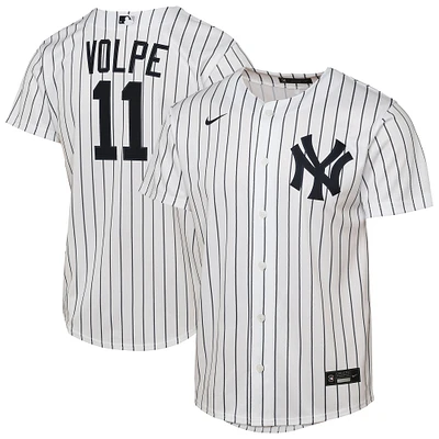 Maillot de joueur Nike Anthony Volpe blanc New York Yankees Home Replica 2.0 pour jeune