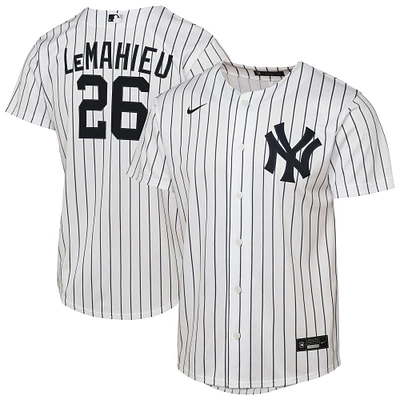 Maillot de joueur Nike DJ LeMahieu blanc New York Yankees Home Replica 2.0 pour jeune