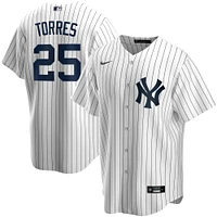 Enfant Nike Gleyber Torres Blanc New York Yankees Joueur Réplique Domicile - Maillot