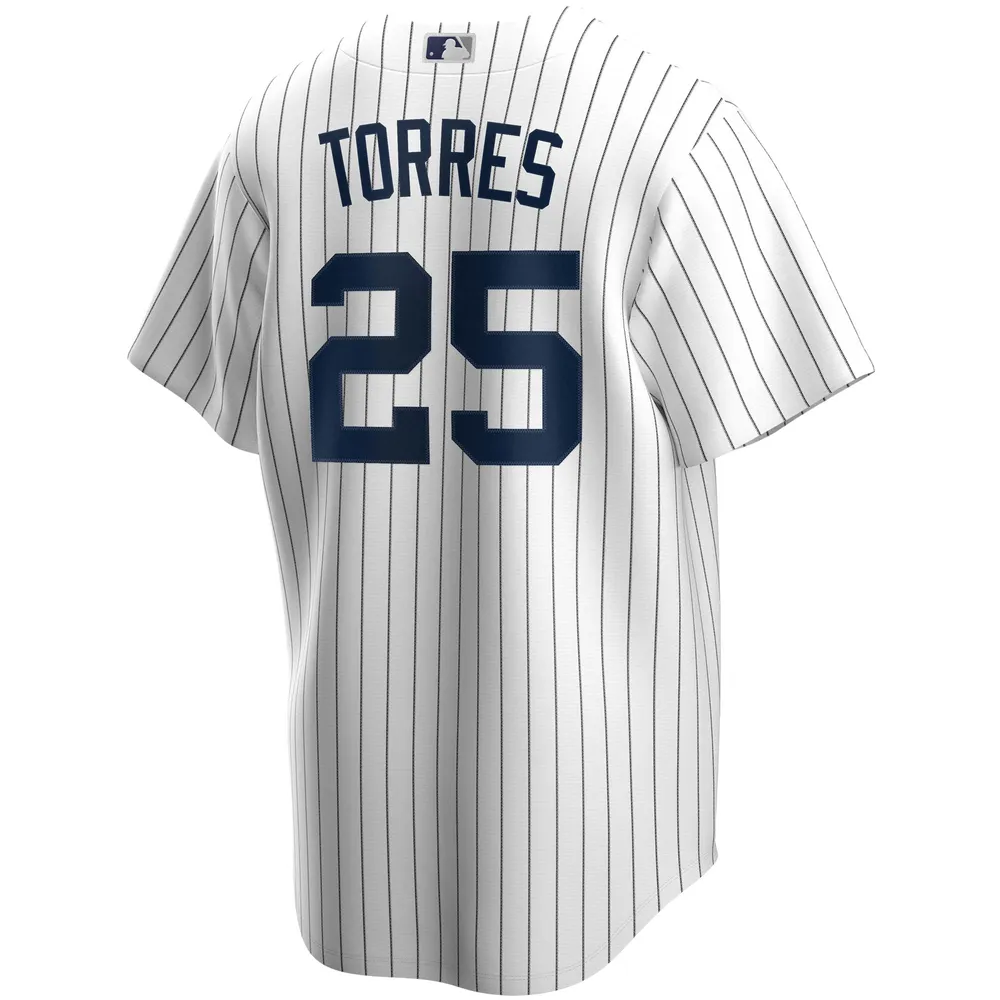 Enfant Nike Gleyber Torres Blanc New York Yankees Joueur Réplique Domicile - Maillot