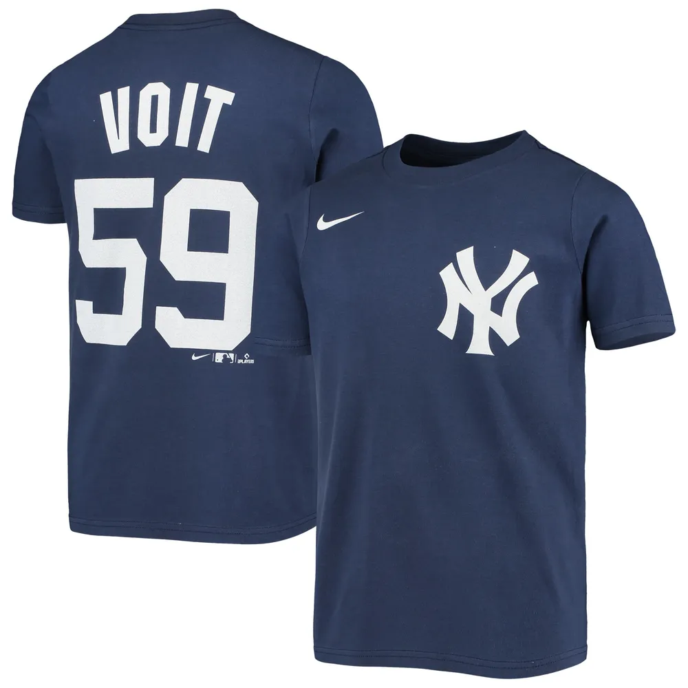 Nike Anthony Volpe Navy New York Yankees Name & Number T-Shirt