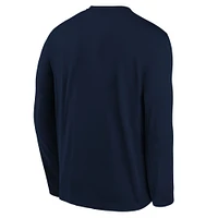 Youth Nike Navy New York Yankees Authentic Collection Legend Performance Long Sleeve T-Shirt