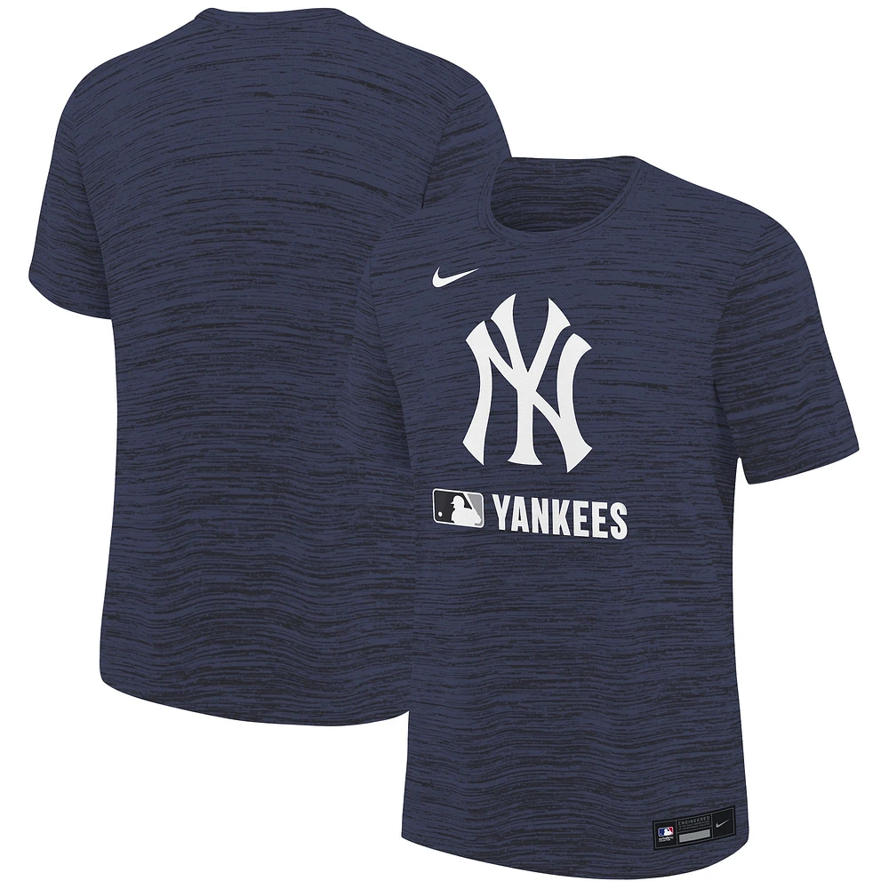 Youth Nike Navy New York Yankees Authentic Collection Velocity Performance T-Shirt