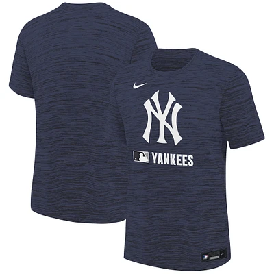 Youth Nike Navy New York Yankees Authentic Collection Velocity Performance T-Shirt