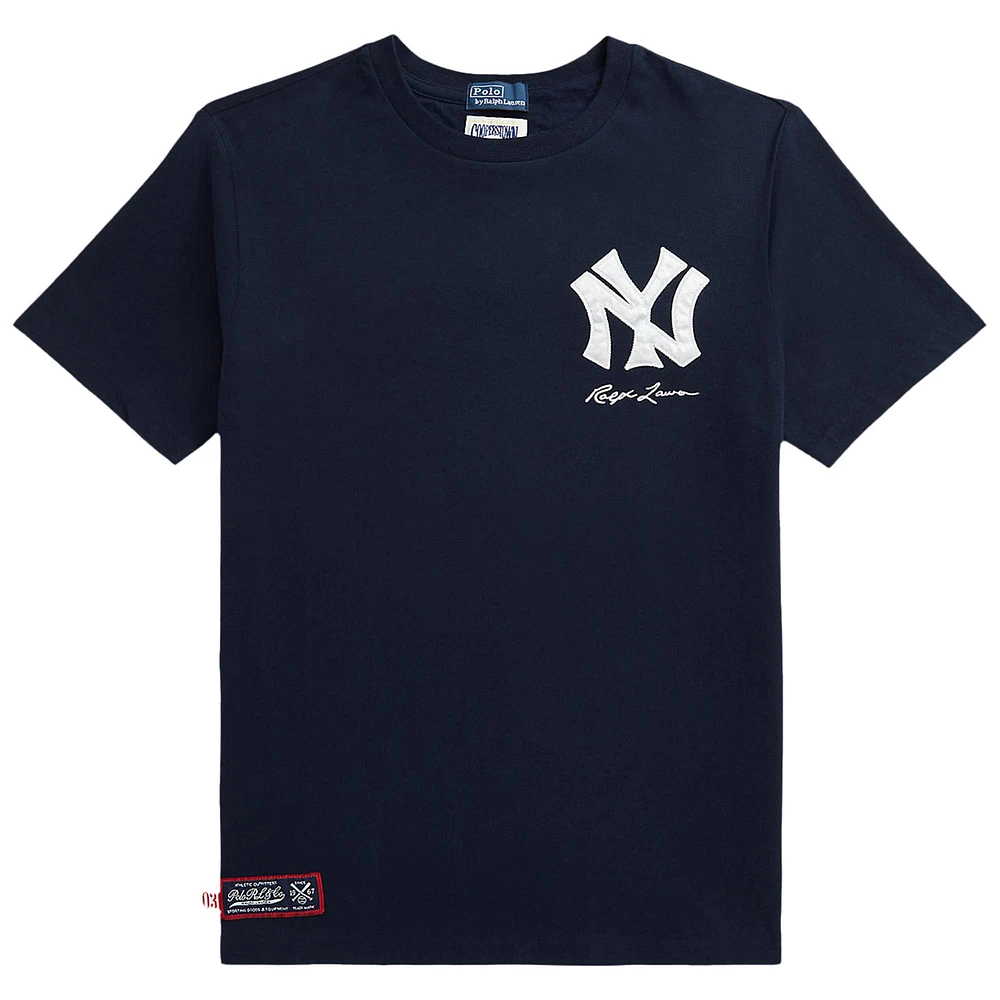 Youth Polo Ralph Lauren  Navy Yankees Jersey T-Shirt