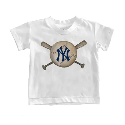 New York Yankees Tiny Turnip Toddler I Love Mom T-Shirt - Navy
