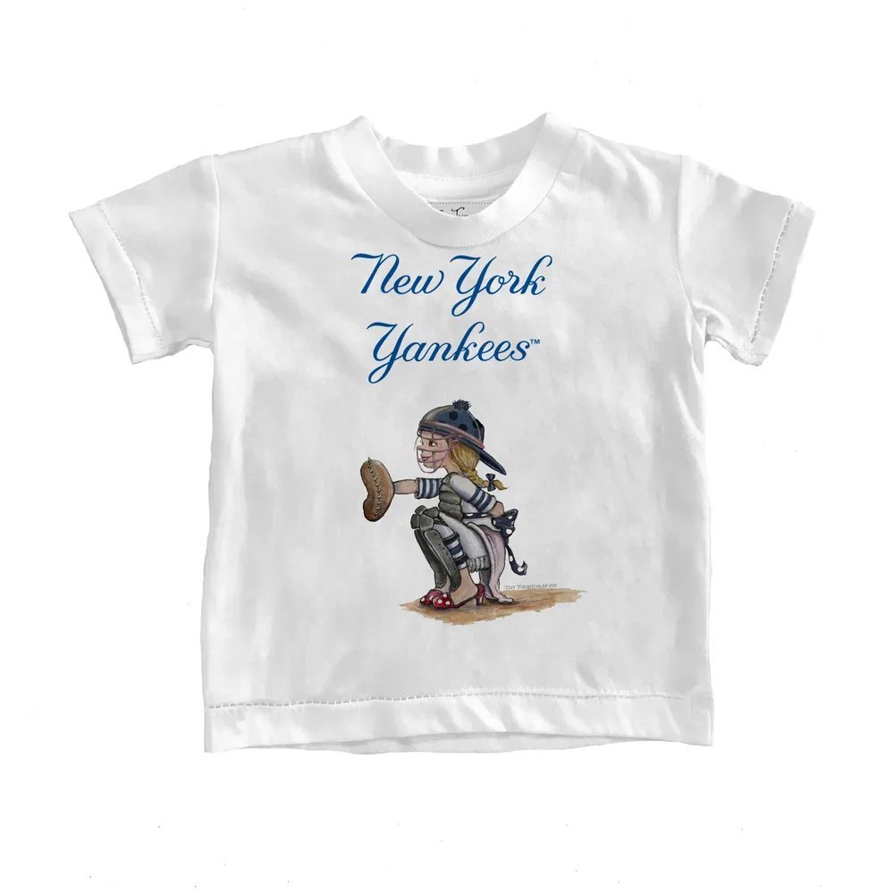 New York Yankees Sundae Helmet Tee Shirt Women's XL / White