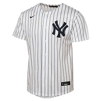 Youth  White New York Yankees Home Replica Jersey