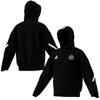 Men's adidas  Black Newcastle United 2025/26 Anthem Full-Zip Jacket