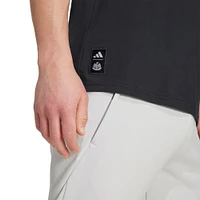 T-shirt adidas noir à trois bandes avec logo Newcastle United pour homme