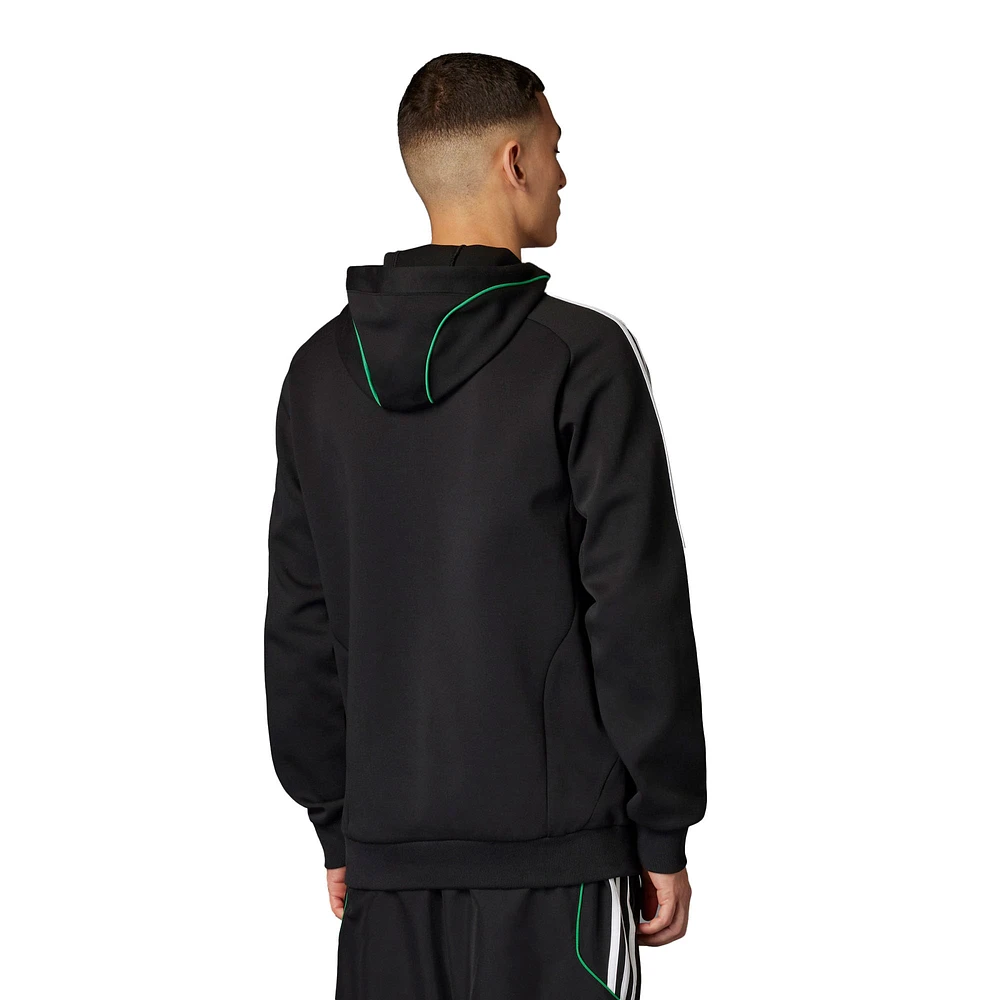 Men's adidas  Black Newcastle United Urban Purist Raglan Pullover Hoodie
