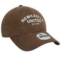 Men's New Era Brown Newcastle United Terry Cloth Adjustable 9FORTY Hat