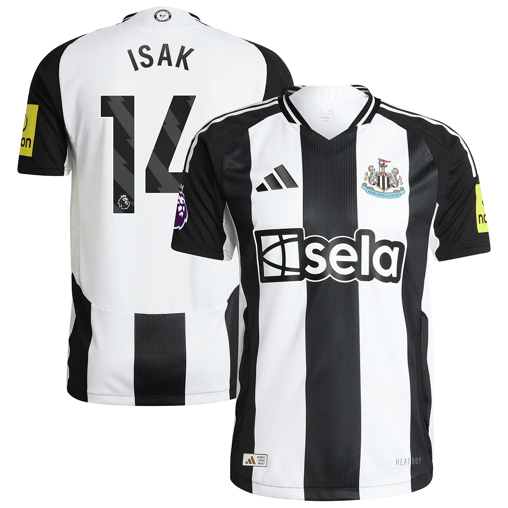 Maillot de joueur authentique Alexander Isak Newcastle United 2024/25 domicile adidas pour homme