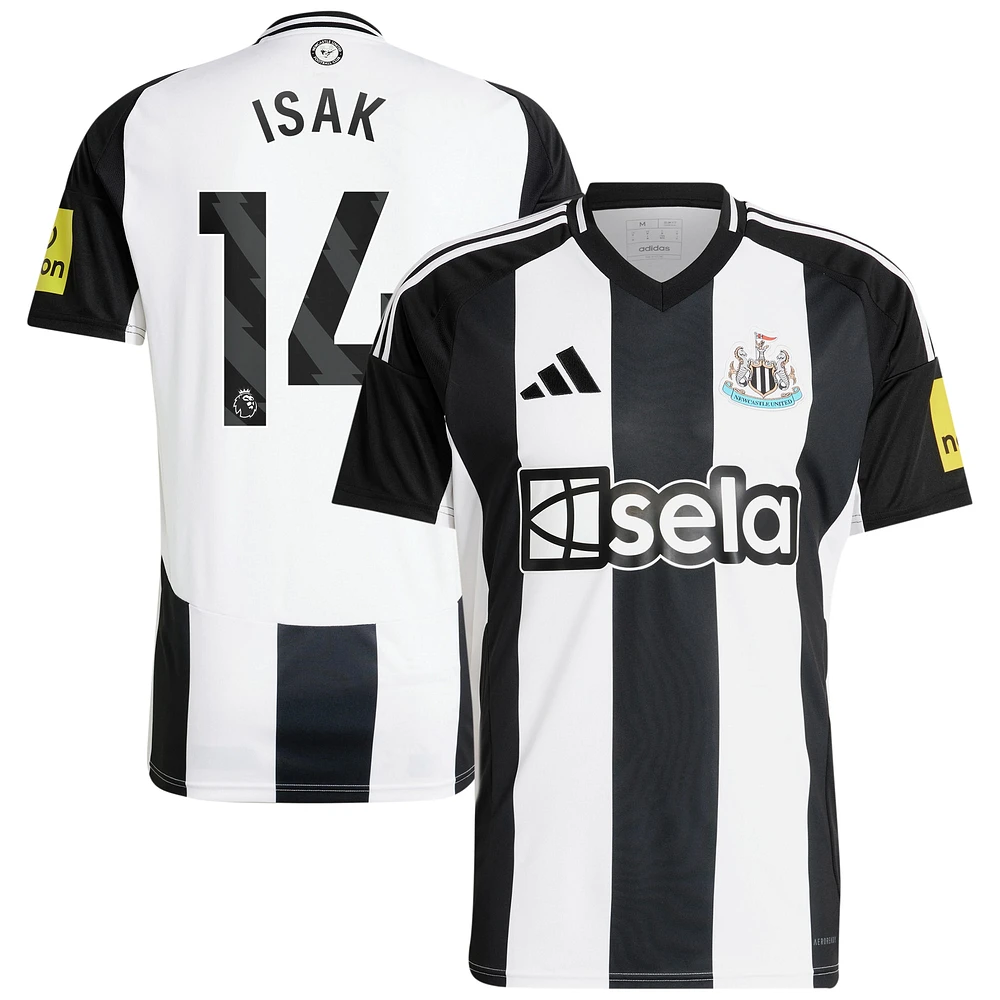 Maillot de joueur adidas Alexander Isak pour homme, réplique Newcastle United, domicile 2024/25, noir