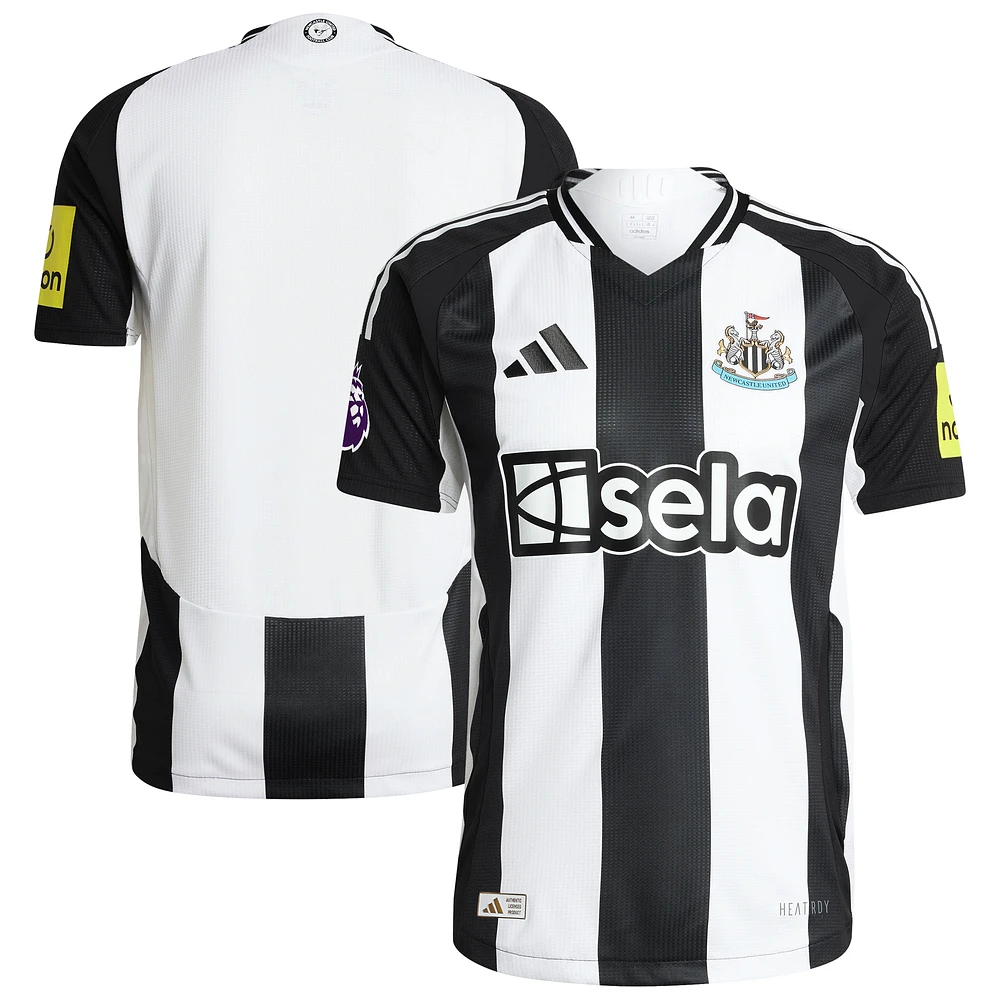 Maillot adidas noir Newcastle United 2024/25 domicile authentique pour homme