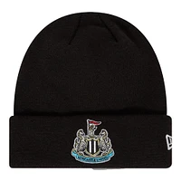 Men's New Era  Black Newcastle United Core Cuffed Knit Hat