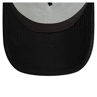 Men's New Era Black Newcastle United Terry Cloth Trucker Adjustable Hat