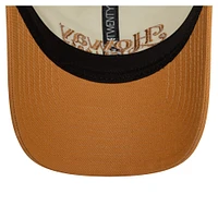 Men's New Era  Tan Newcastle United Contrast Visor 9TWENTY Adjustable Hat