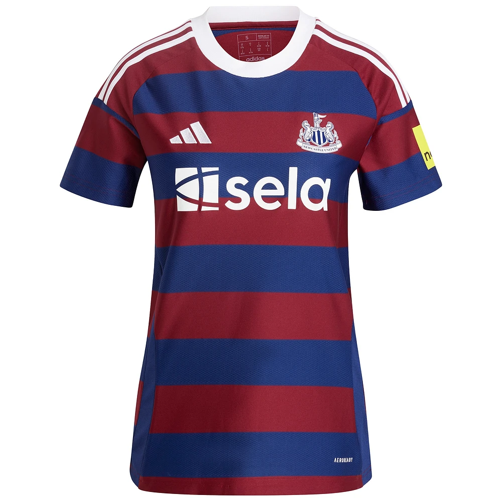 Women's adidas Burgundy Newcastle United 2024/25 Away Replica Jersey