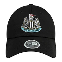 Women's New Era Black Newcastle United Core Open Back Adjustable Hat