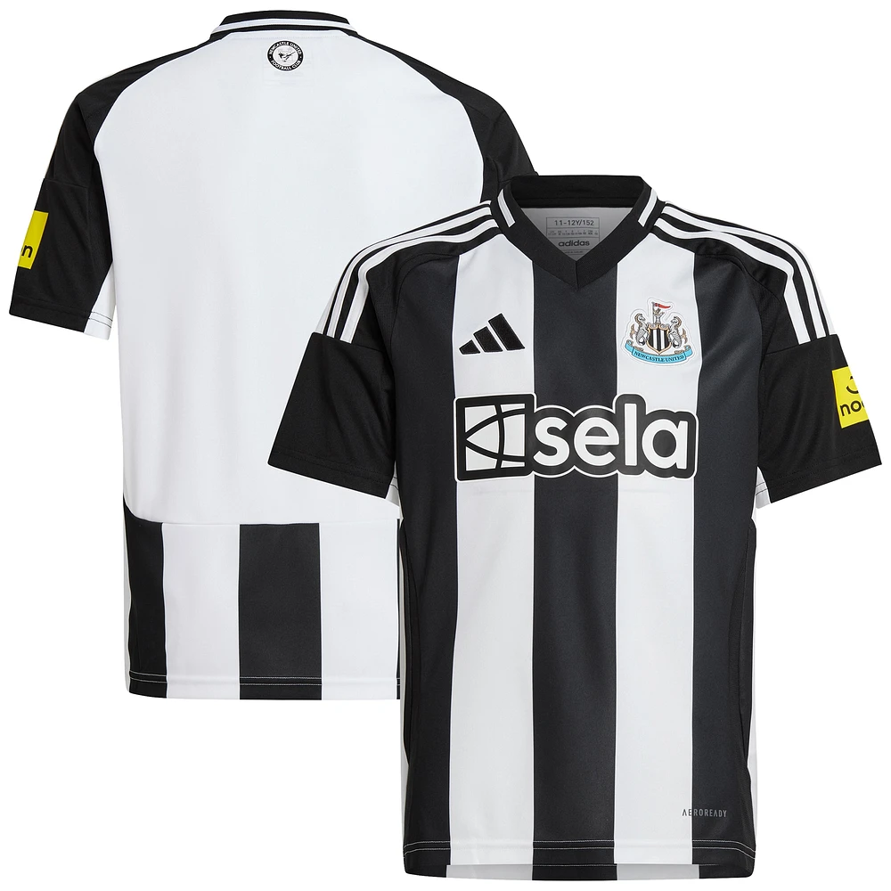 Youth adidas  Black Newcastle United 2024/25 Home Replica Jersey