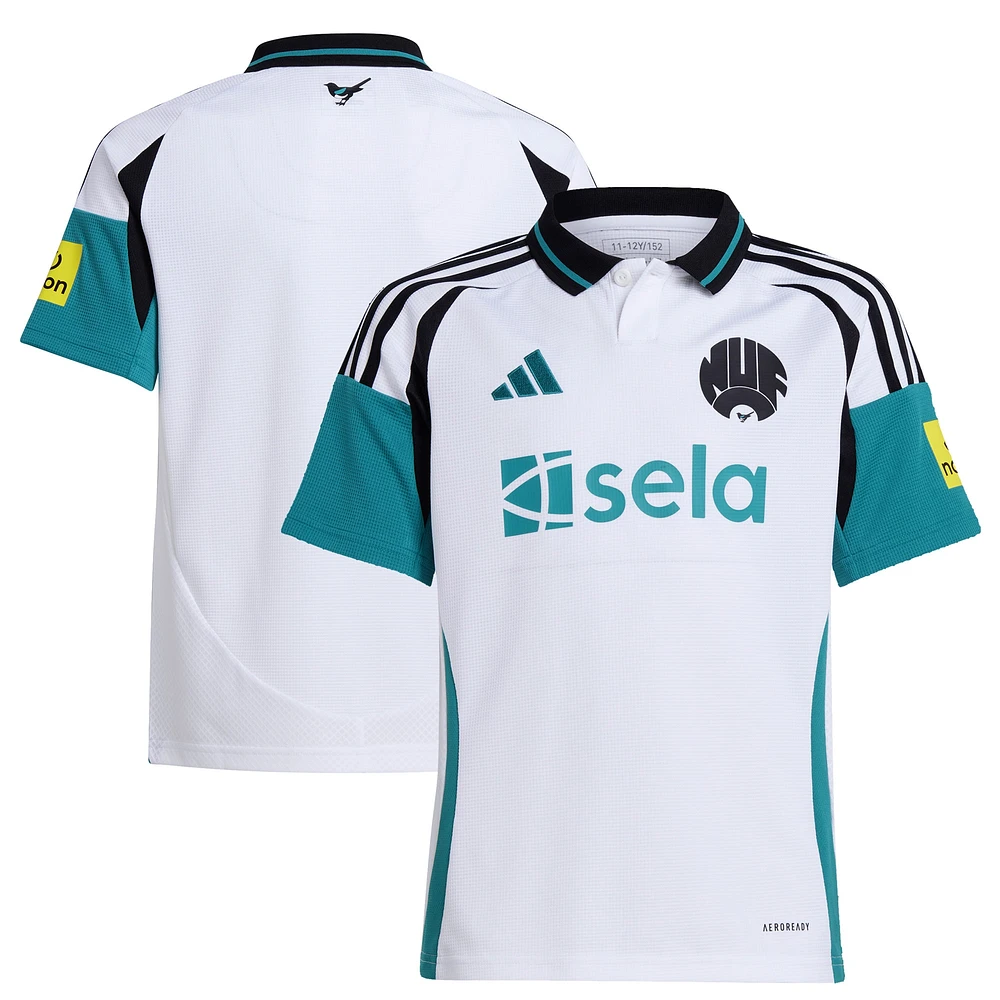 Youth adidas White Newcastle United 2024/25 Third Replica Jersey