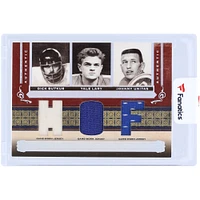Dick Butkus, Yale Lary and Johnny Unitas 2006 Playoff National Treasures Triple Game Used Relics #MT-BLU #11/20 Card