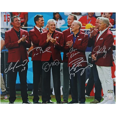NFL Top 100 Quarterbacks Autographed 16" x 20" Red Jacket Ceremony Photograph - Limited Edition of 100