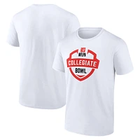 Men's White NFLPA 2020 Collegiate Bowl T-Shirt