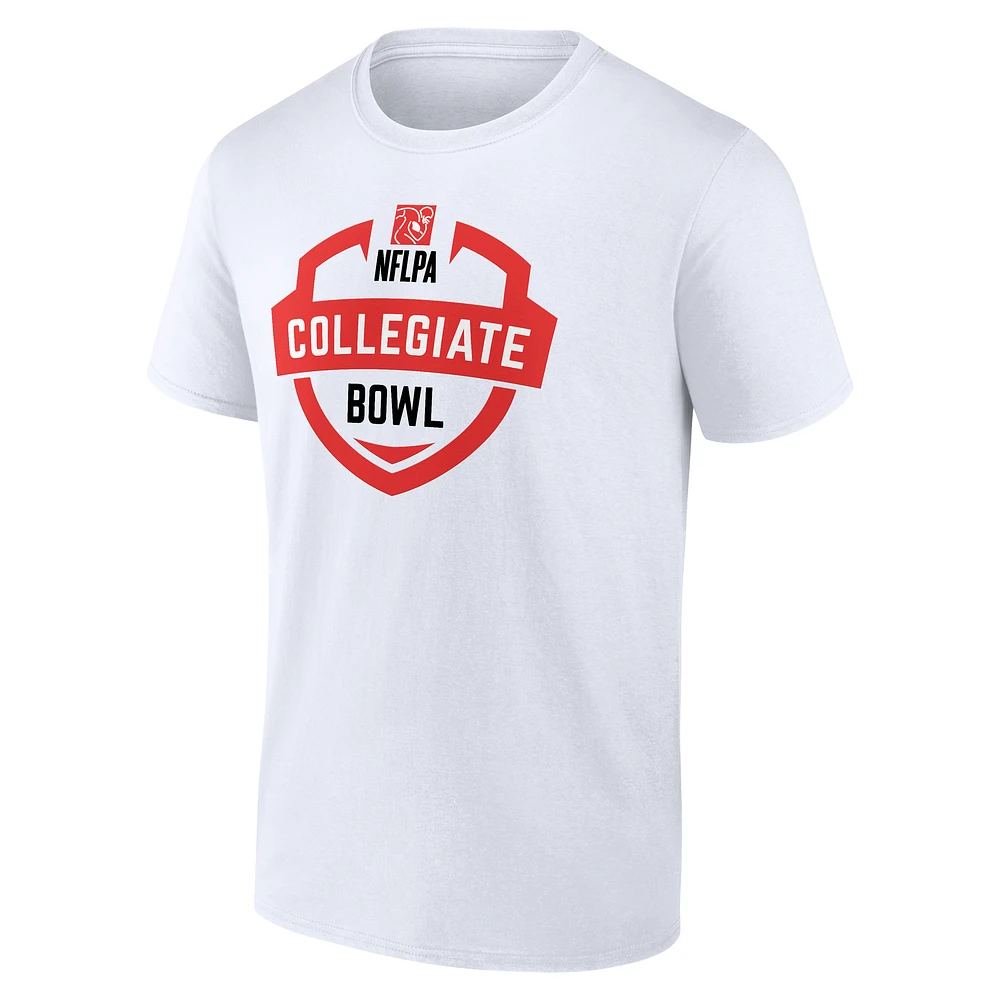 Men's White NFLPA 2020 Collegiate Bowl T-Shirt