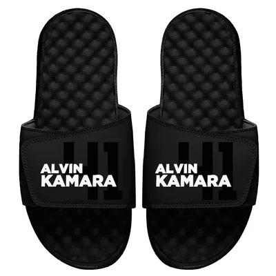 Alvin Kamara NFLPA ISlide Number Fan Slide Sandals - Black