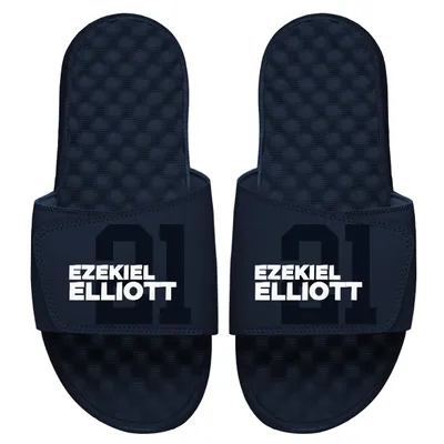 Ezekiel Elliott NFLPA ISlide Number Fan Slide Sandals - Navy