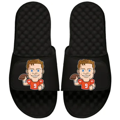 Joe Burrow NFLPA ISlide Emoji Slide Sandals - Black