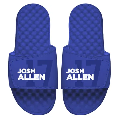 Josh Allen NFLPA ISlide Number Fan Slide Sandals - Royal