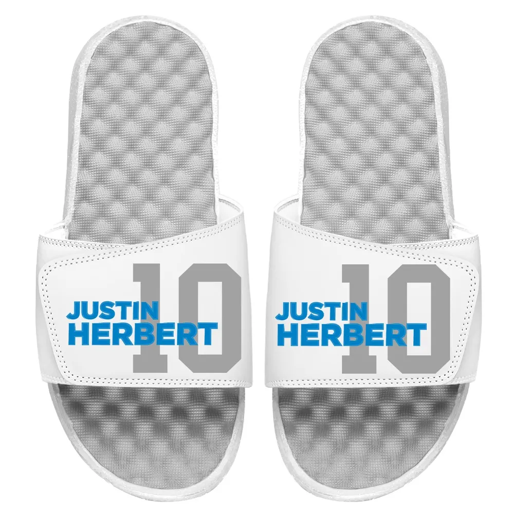 Lids Herbert NFLPA Number Fan Slide Sandals - White | Green Tree Mall
